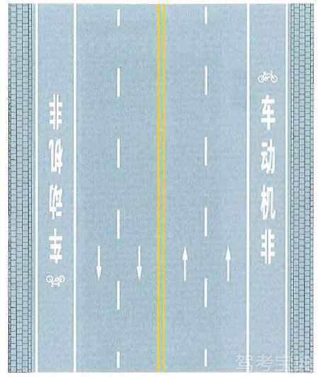 非机动车专用车道线