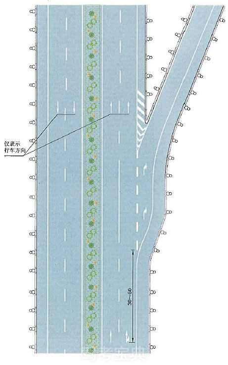 出口標(biāo)線設(shè)置示例